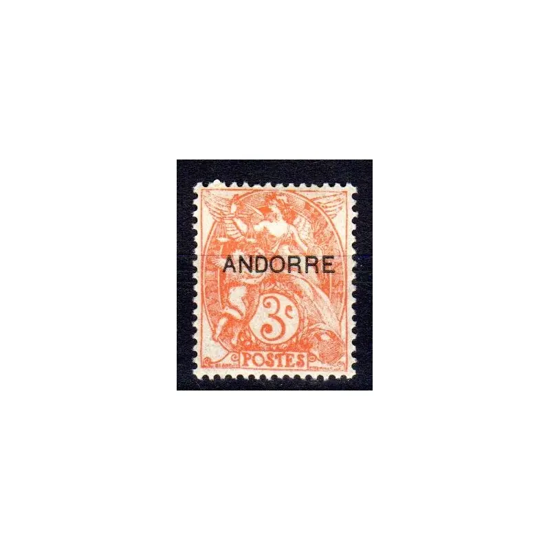 Achetez Aujourd’hui Timbre Andorre n°4 Timbres de France surchargés Neuf sans charnière
