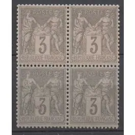 Meilleur Choix Timbre de collection France - 0087 Bloc de Quatre