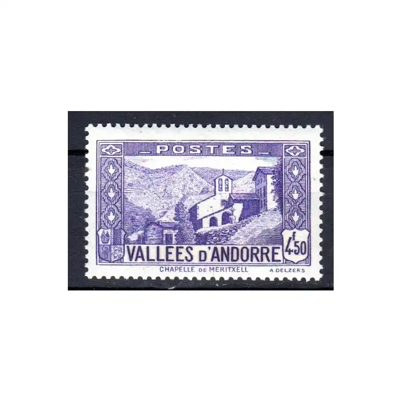 Bon Plan Timbre Andorre n°90 Paysage Neuf sans charnière