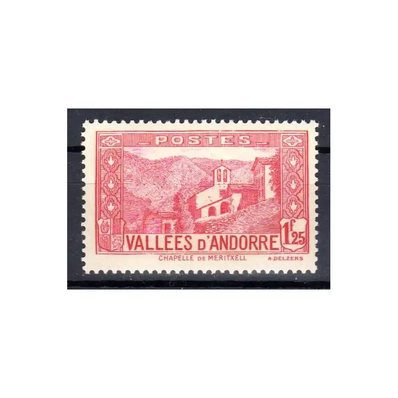 Commander Maintenant Timbre Andorre n°77 Paysage Neuf sans charnière