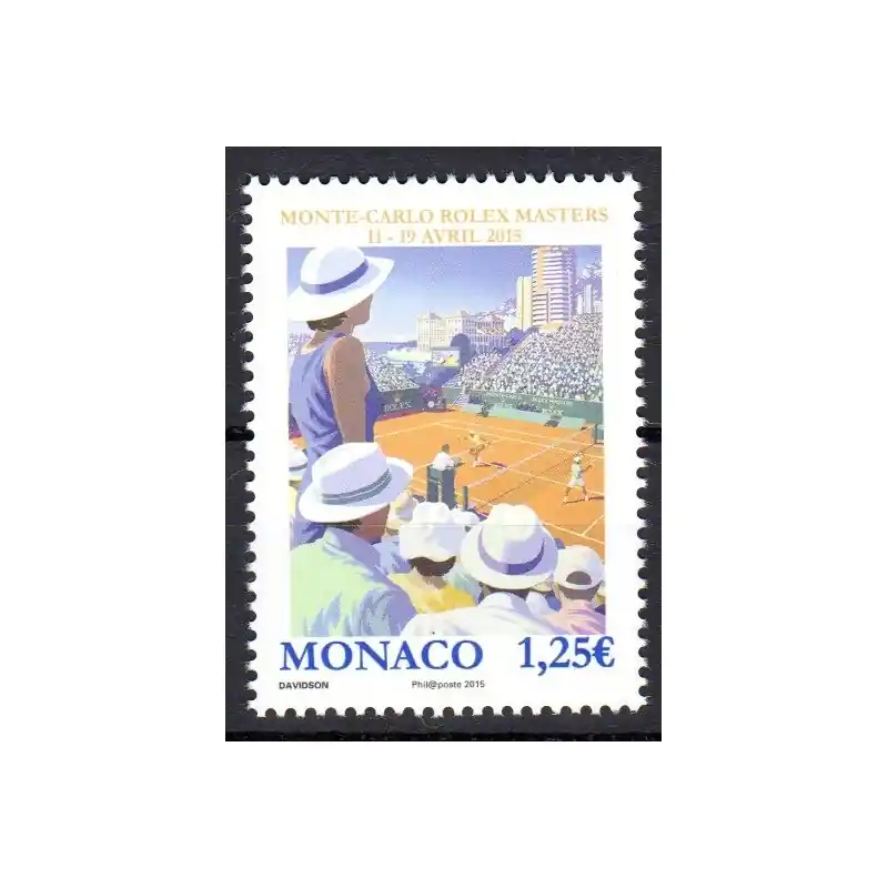 Timbre Monaco n°2961 Monte-Carlo Rolex Masters Original