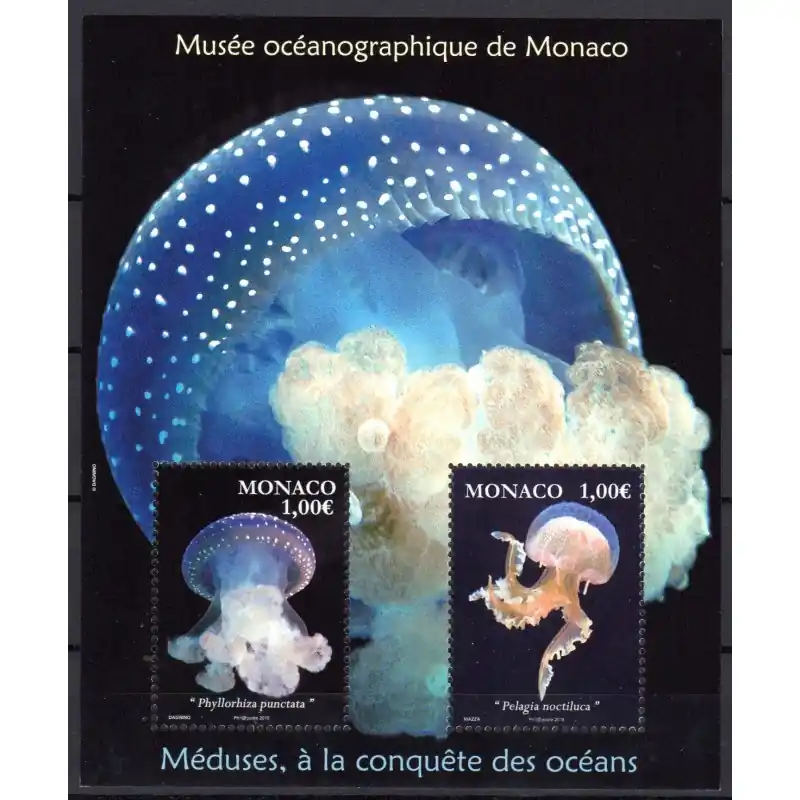 Prix Promo Timbre Monaco n°2964 et 2965 Les Méduses