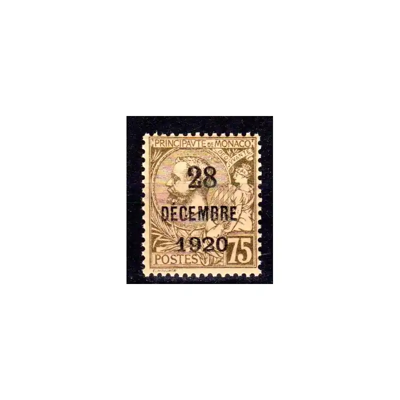 Bon Plan Timbre Monaco n°49 Baptême de la princesse Antoinette Neuf sans charnière