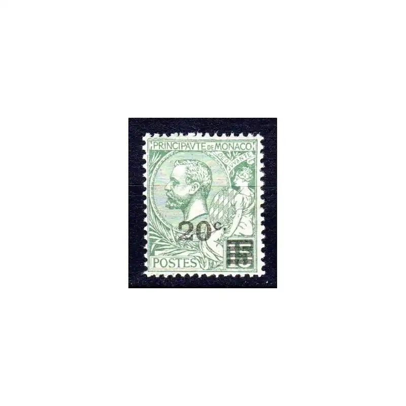 Offre Limitée Timbre Monaco n°51 Timbres de 1891-1920 surchargés Neuf sans charnière
