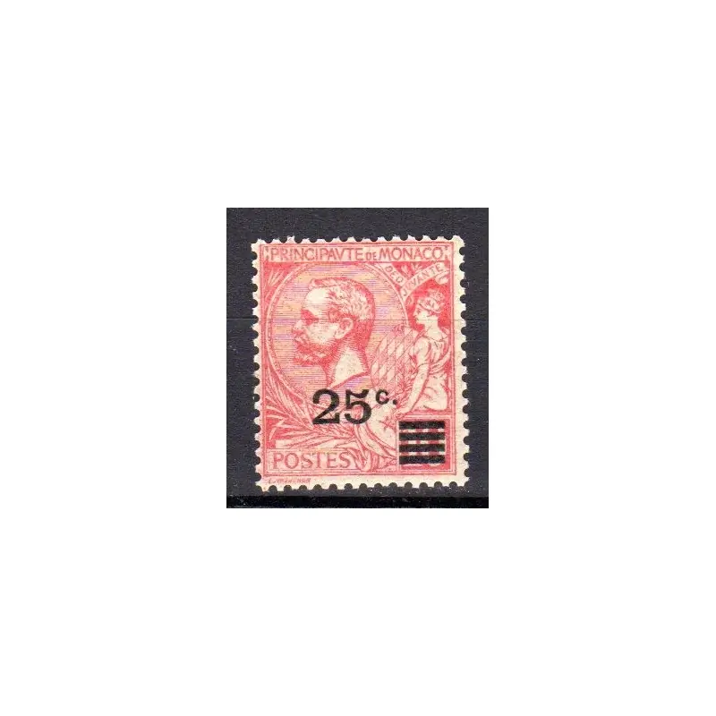 Meilleur Choix Timbre Monaco n°52 Timbres de 1891-1920 surchargés Neuf sans charnière