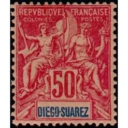 Bon Plan Timbre de collection Diego Suarez - 48