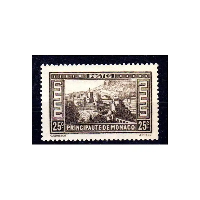 Timbre Monaco n°121 Paysages de la Principauté Neuf sans charnière Usine Directe