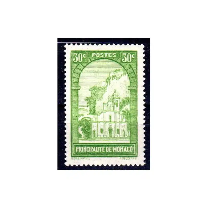 Timbre Monaco n°122 Paysages de la Principauté Neuf sans charnière Livraison Gratuite