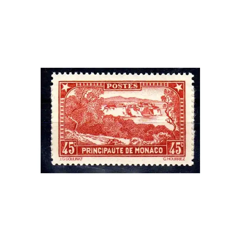 Timbre Monaco n°123 Paysages de la Principauté Neuf sans charnière Tendance