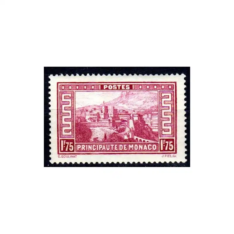 Timbre Monaco n°128 Paysages de la Principauté Neuf sans charnière Top Vente
