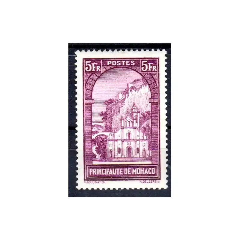 Livraison Mondiale Timbre Monaco n°132 Paysages de la Principauté Neuf sans charnière