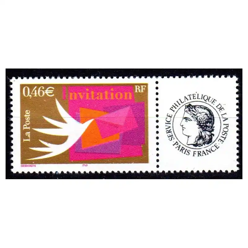 Artisanat Timbre Personnalisé n°3479A avec vignette "Cérès" / "Timbres personnalisés"