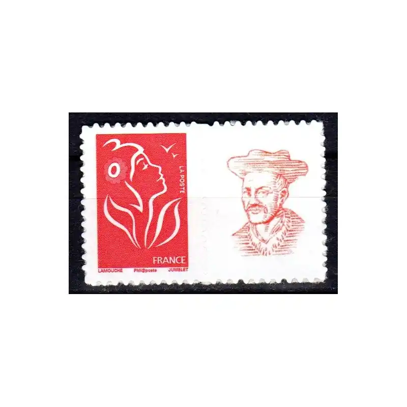 Prix Bas Timbre Personnalisé n°3802Ac avec petite vignette "Logo personnalisé Rabelais" Autoadhésif