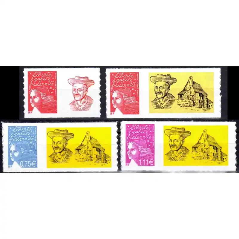 Commander Maintenant Timbre Personnalisé n°3729A, 3729Aa, 3729B, 3729D avec vignette "Logo personalisé Rabelais" Autoadhésif