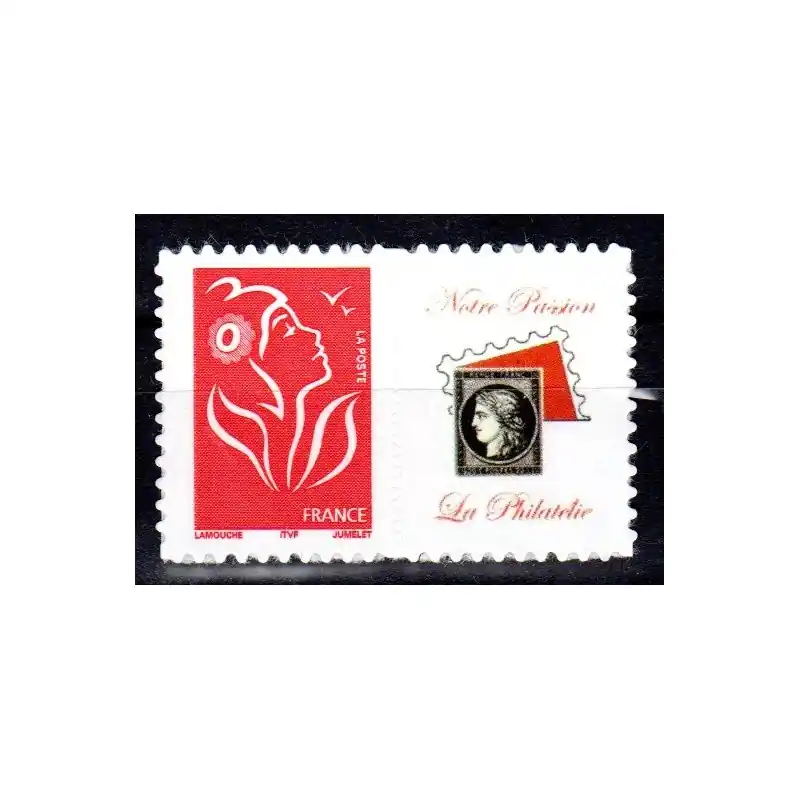 Timbre Personnalisé n°3744A avec petite vignette "Notre Passion" Autoadhésif Offre Du Jour