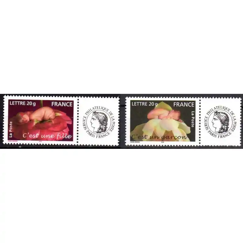 Timbre Personnalisé n°3804A et 3805A avec vignette "Cérès" / "Timbres personnalisés" Bon Plan