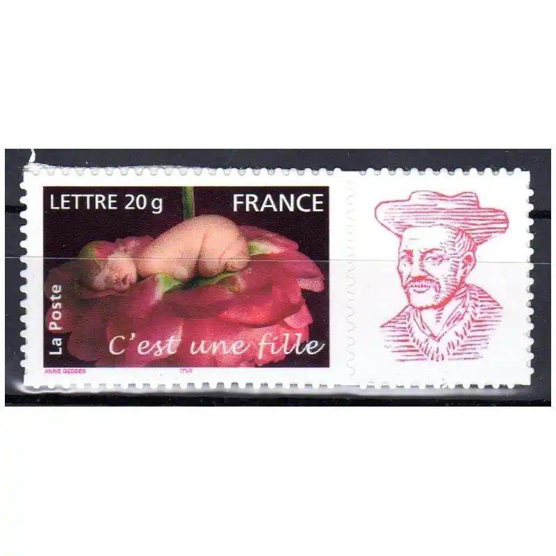 Paiement Sécurisé Timbre Personnalisé n°3804B avec vignette "Logo personnalisé Rabelais" Autoadhésif