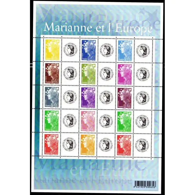 Dernier Modèle Timbre Personnalisé Feuille n°F4226A avec vignette "Cérès"