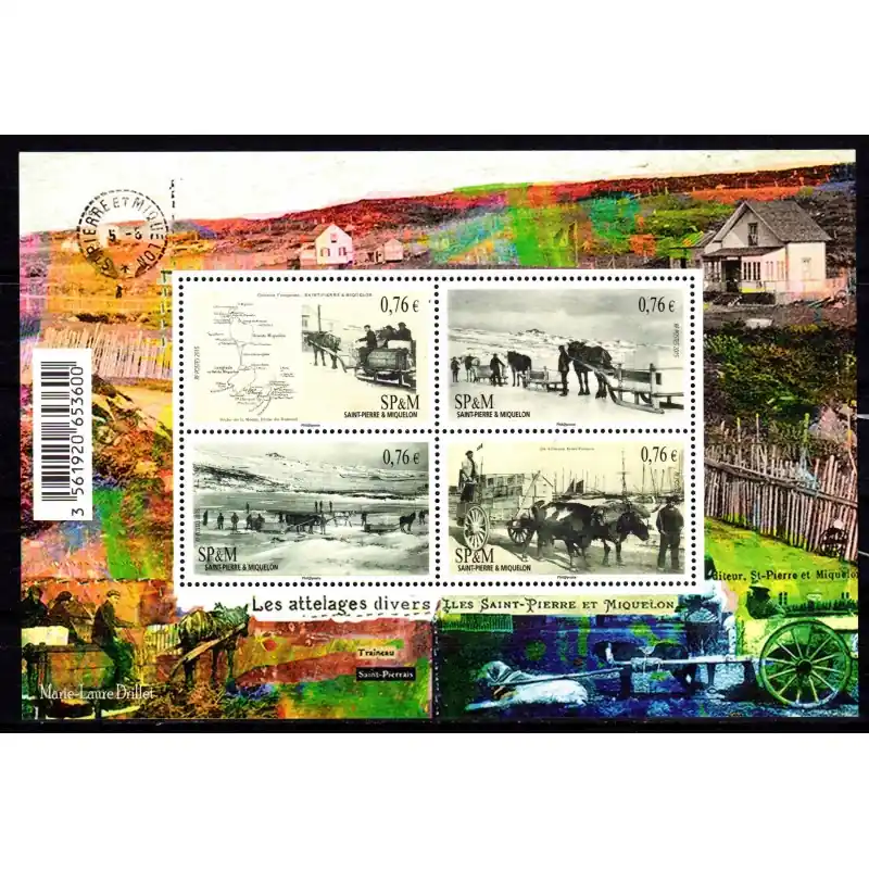 Quantité Limitée Timbre Saint-Pierre et Miquelon n°1128 à 1131 Saint-Pierre-et-Miquelon autrefois