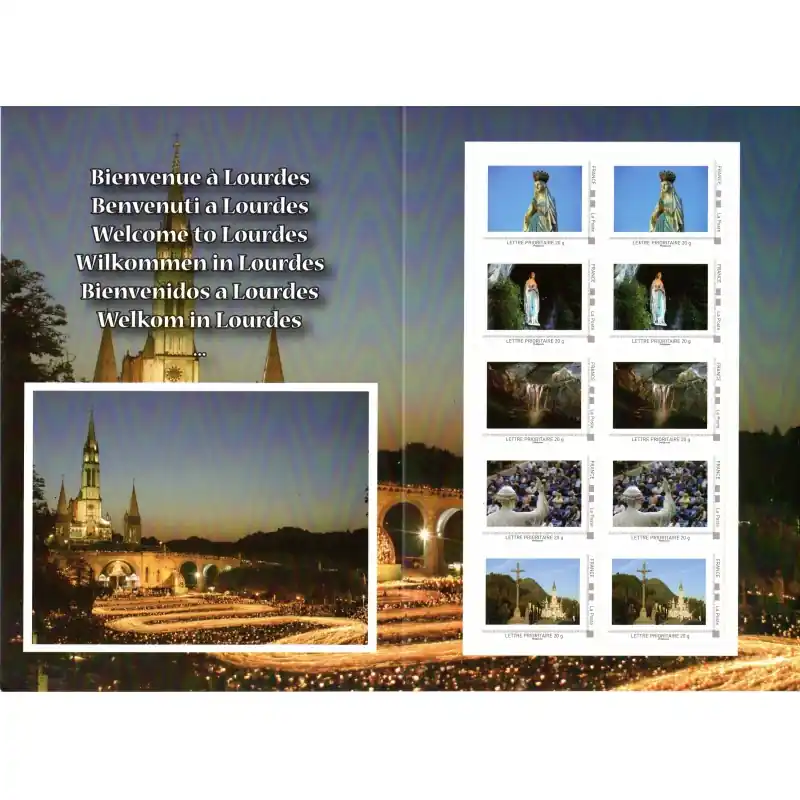 Offre Spéciale Collector "Souvenir de Lourdes" Mon timbraMoi (timbre France 20g)
