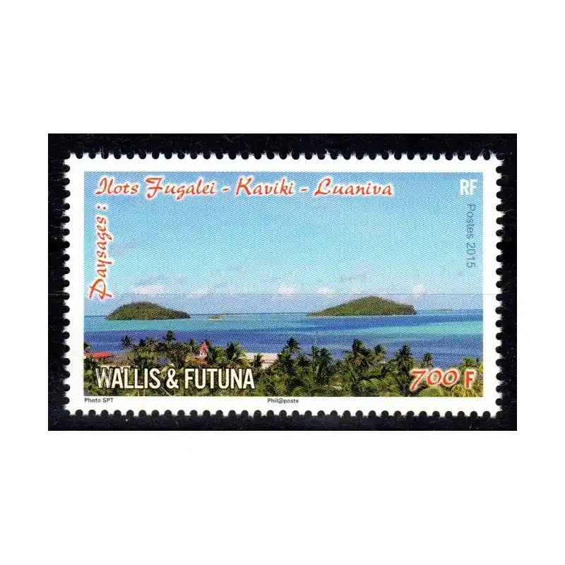 Timbre Wallis et Futuna n°845 Ilots Fugalei Satisfait Ou Remboursé