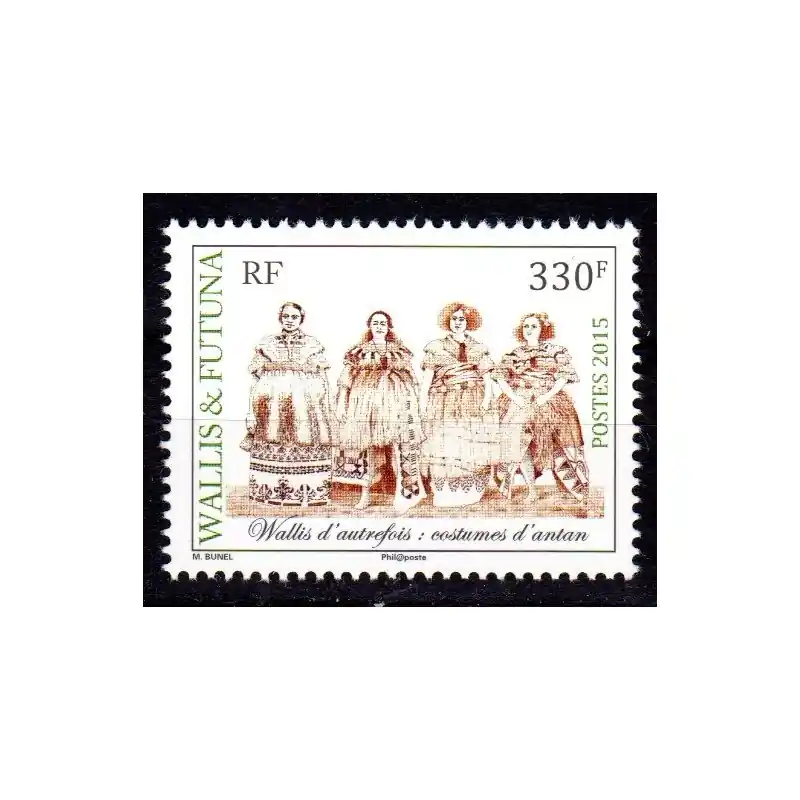 Timbre Wallis et Futuna n°841 Costumes d'antan Satisfait Ou Remboursé