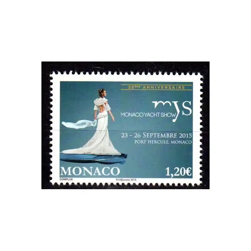 Timbre Monaco n°2998 25ème Monaco Yacht Show Prix Promo