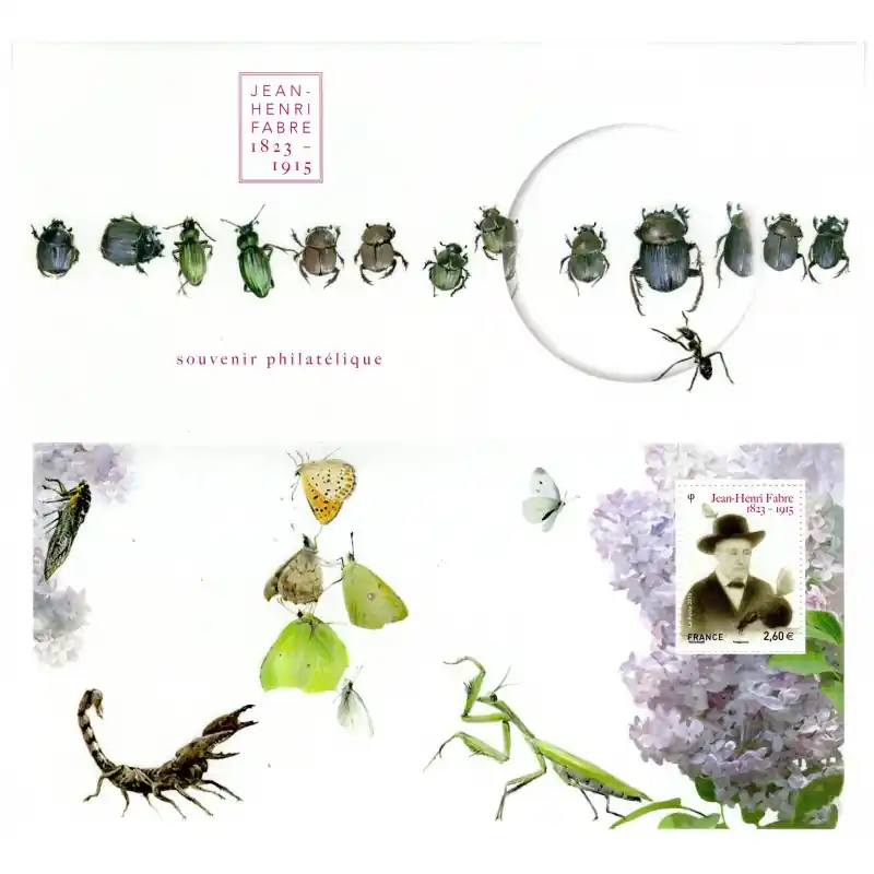 Bloc Souvenir n°112 - Jean-Henri Fabre 1823-1915 Super Prix