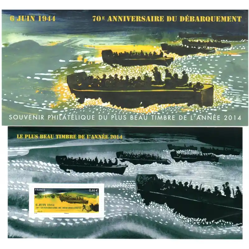 Bloc Souvenir n°114 - 70ème anniversaire du débarquement Populaire