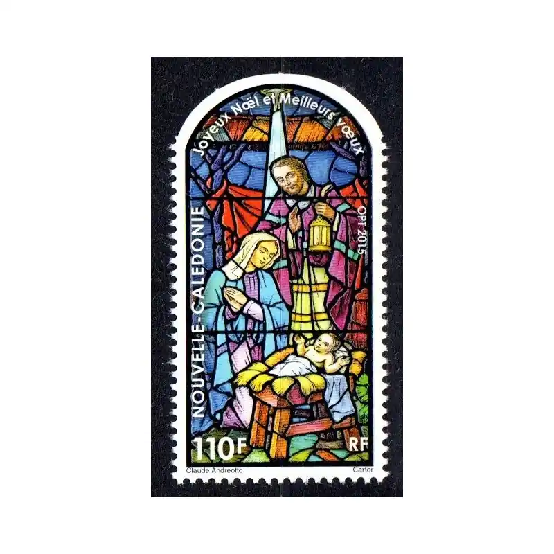 Timbre Nouvelle Calédonie n°1251 Joyeux Noël, Meilleurs voeux Top Vente