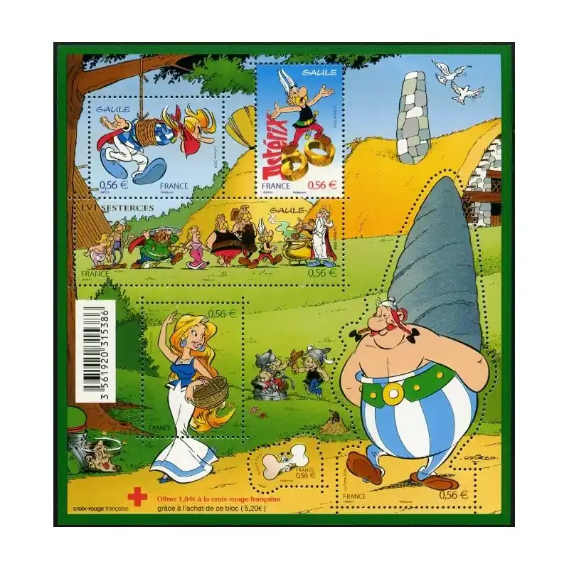 Garantie Incluse France Feuillet n°4425 50 ans d'Astérix le Gaulois
