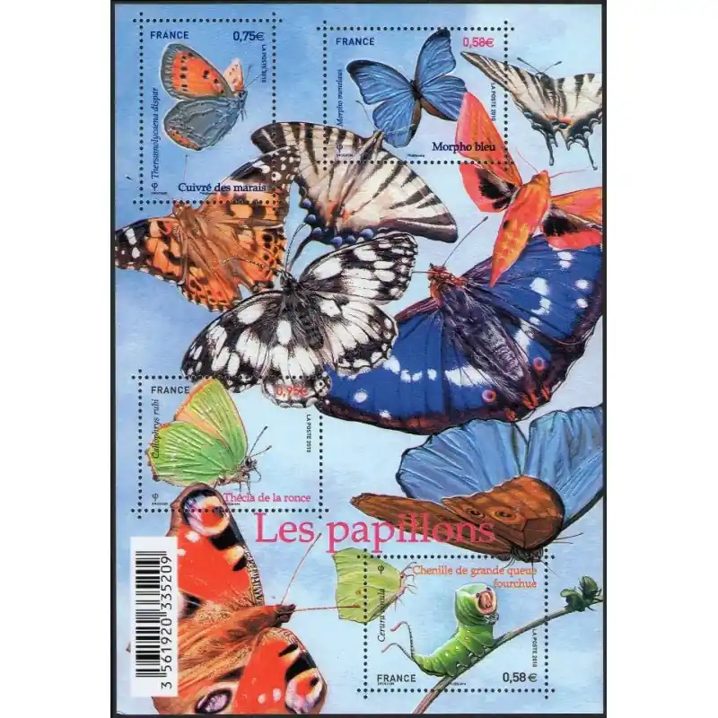 France Feuillet n°4498 Les papillons Meilleur Prix