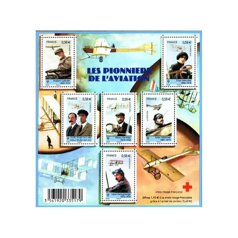 Offre Du Jour France Feuillet n°4504 Les pionniers de l'aviation