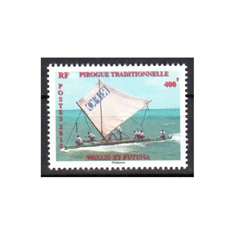 Expédié Aujourd’hui Timbre Wallis et Futuna n°840 Pirogue traditionnelle
