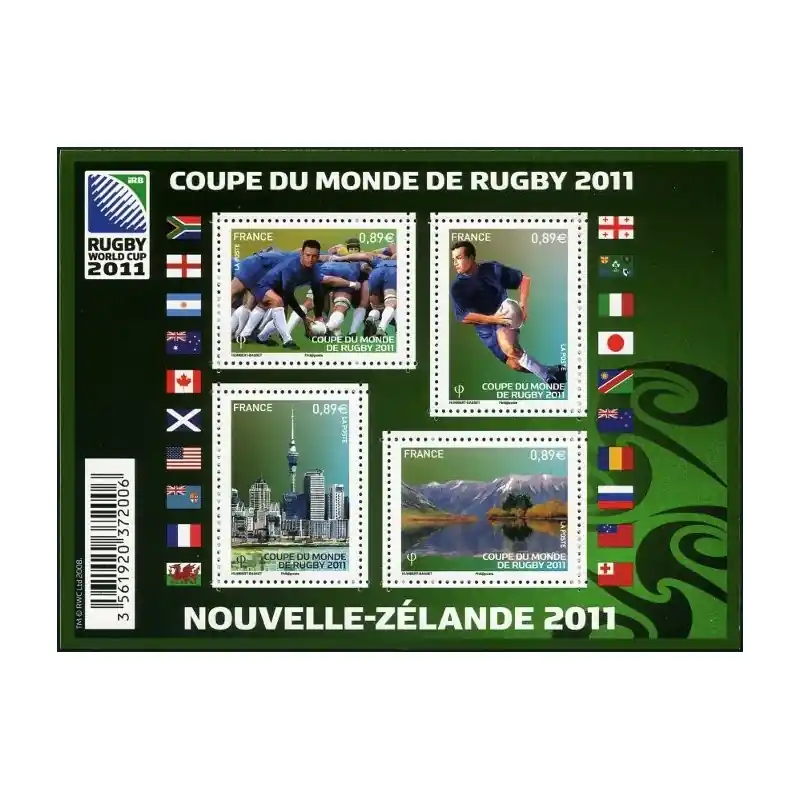 Affaire À Saisir France Feuillet n°4576 Coupe du monde de Rugby en Nouvelle-Zélande