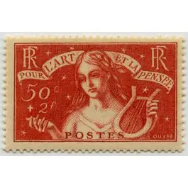 Authentique Timbre de collection France - 0308