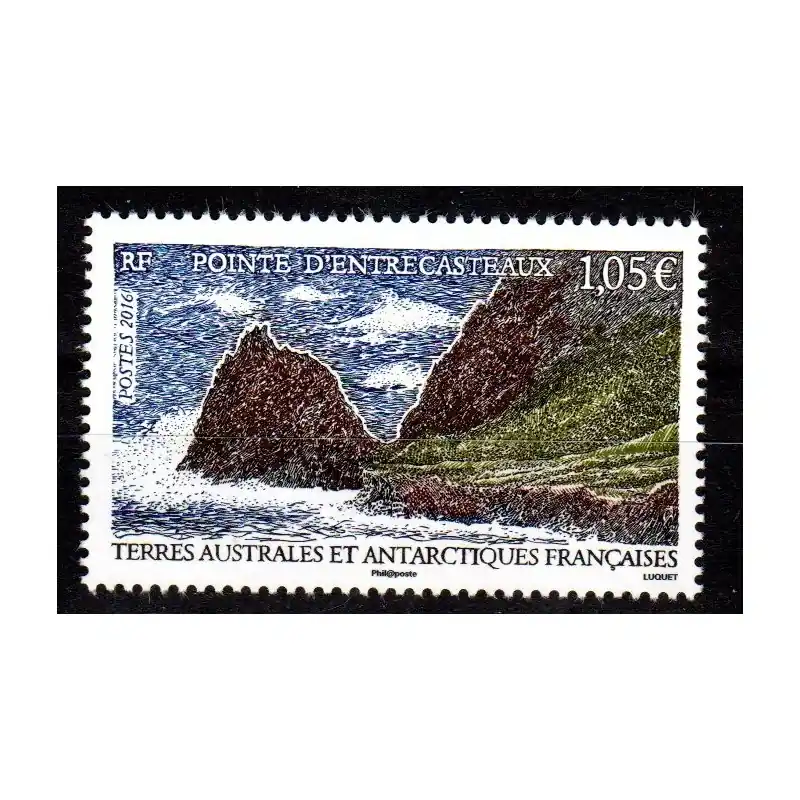 Quantité Limitée Timbre TAAF n°769 Pointe d'Entrecasteaux