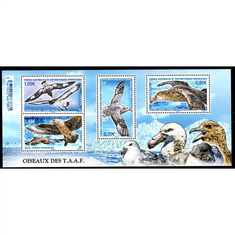 Offre Spéciale Timbre TAAF n°770 à 773 Oiseaux des Terres Australes