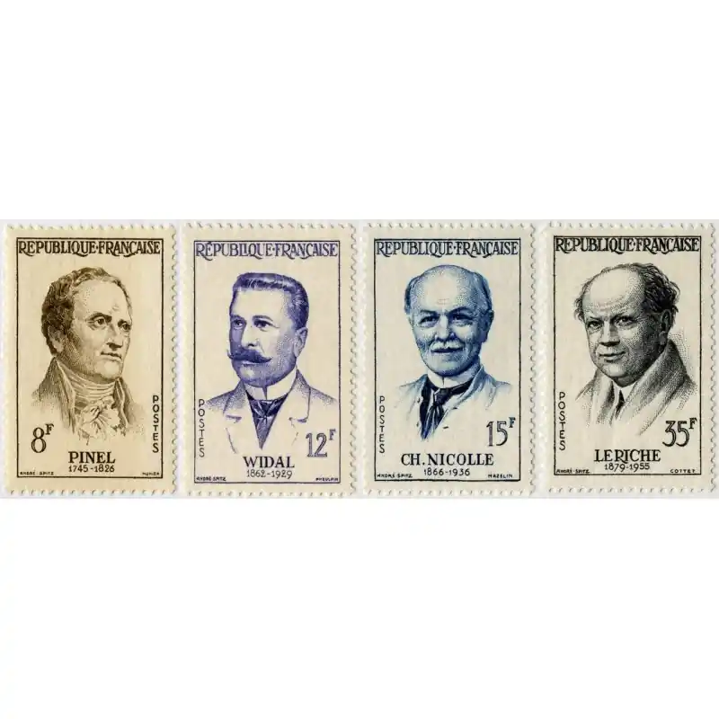 Timbre France N°1142 à 1145 Grands médecins Neuf ** Artisanat