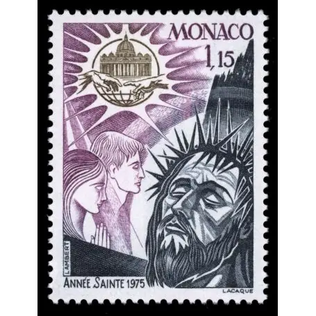 Fait Main Timbre de collection de Monaco N° 1015 neuf sans charnière