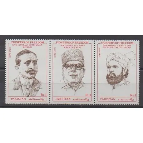 Pakistan - 1993 - No 840/842 - Célébrités Pas Cher