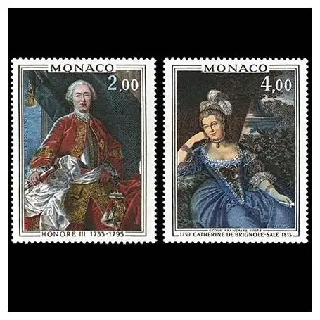 Pas Cher Timbre de collection de Monaco N° 1029/30 neuf sans charnière