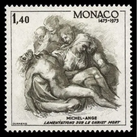 Authentique Timbre de collection de Monaco N° 1034 neuf sans charnière