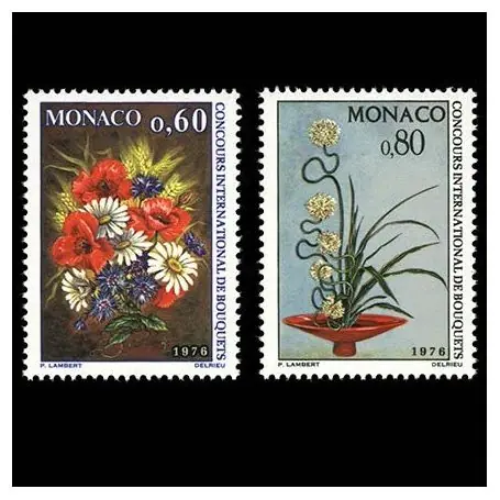 Timbre de collection de Monaco N° 1035/36 neuf sans charnière Jusqu’à Épuisement Des Stocks