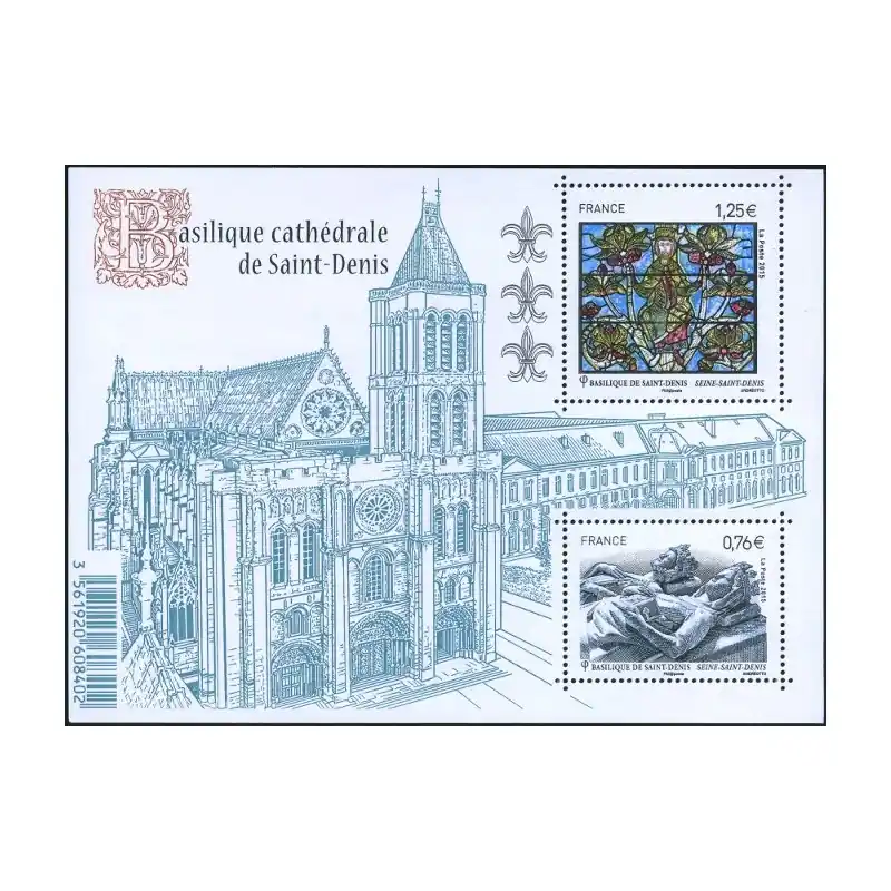 France Feuillet n°4930 Basilique cathédrale de Saint-Denis Offre Exclusive