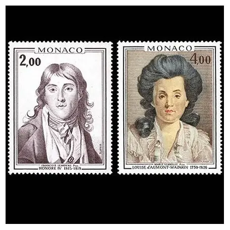Timbre de collection de Monaco N° 1065/66 neuf sans charnière Achat Immédiat