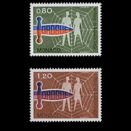 Prix Promo Timbre de collection de Monaco N° 1074/75 neuf sans charnière