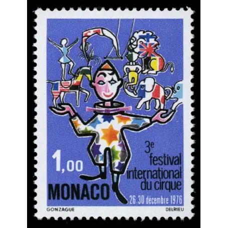 Timbre de collection de Monaco N° 1078 neuf sans charnière Édition Limitée