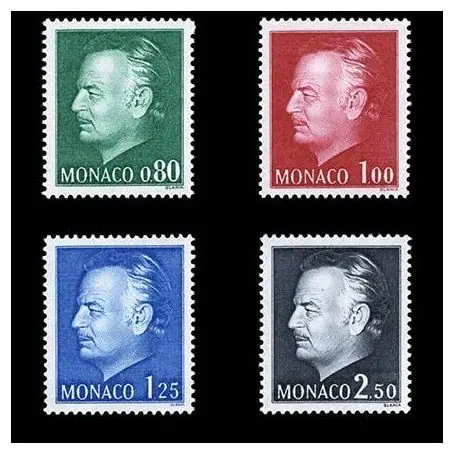 Timbre de collection de Monaco N° 1079/82 neuf sans charnière Prix Cassé