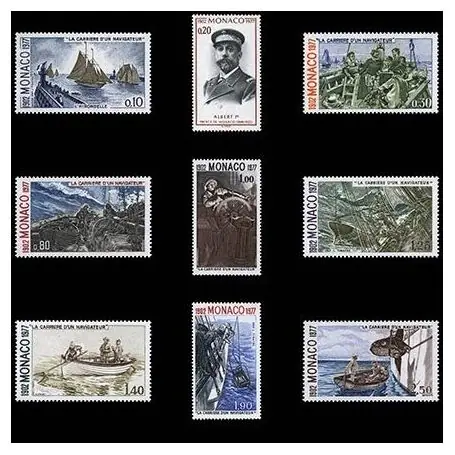 Satisfait Ou Remboursé Timbre de collection de Monaco N° 1084/92 neuf sans charnière